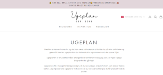 Ugeplan